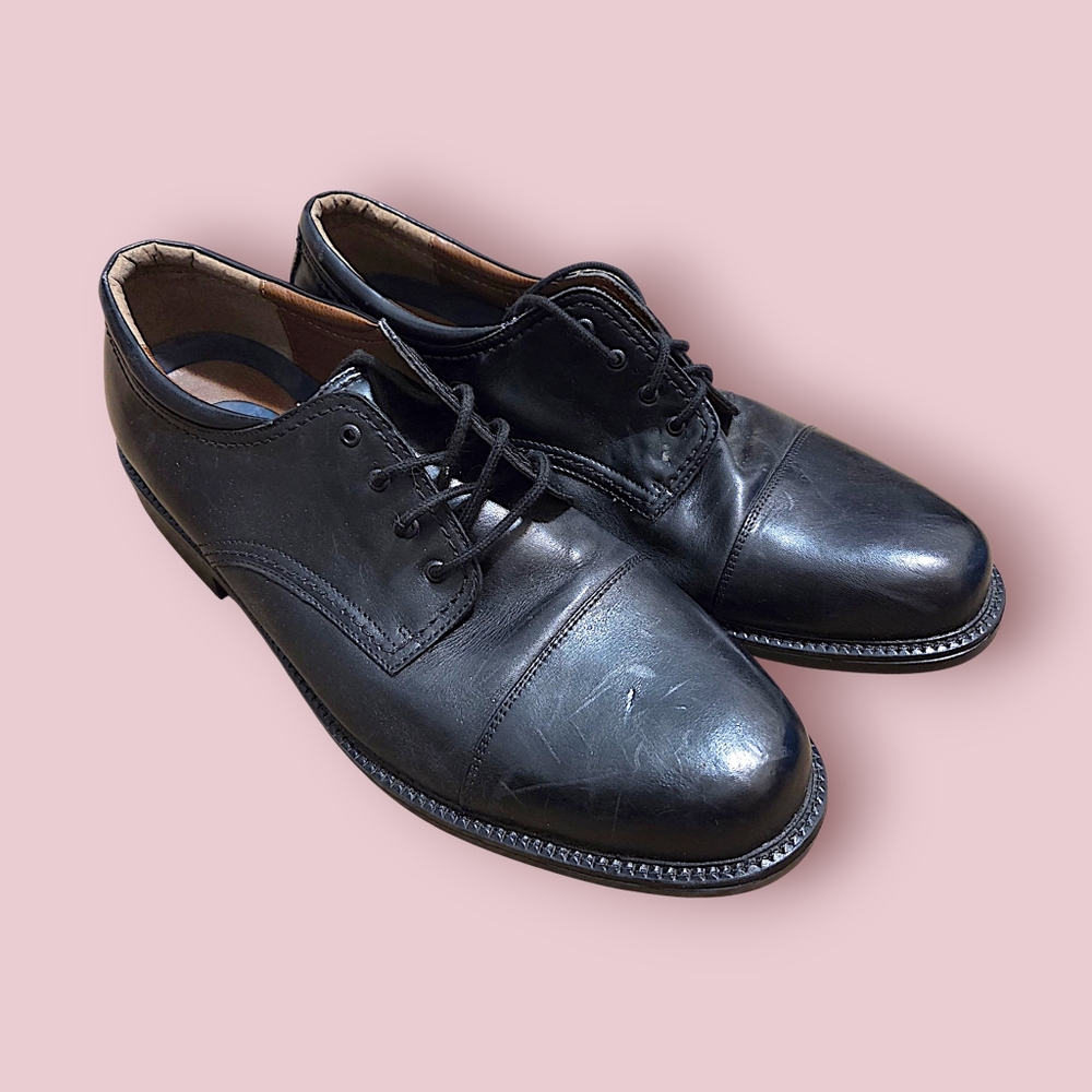Dockers Black Leather Men's Shoes